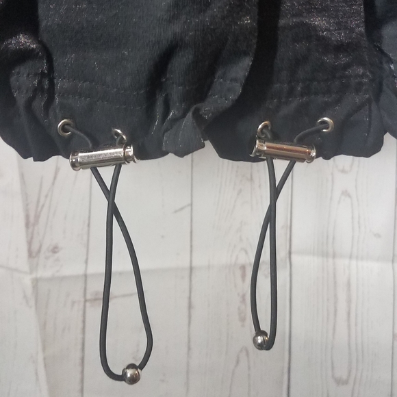 Magaschoni Collection Black Shiny Jacket - Picture 5 of 12